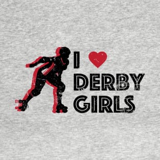 I Love Heart Derby Girls T-Shirt